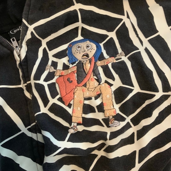 Coraline Beldam Glow-In-The-Dark Double-Sided Hoodie - Picture 6 of 6